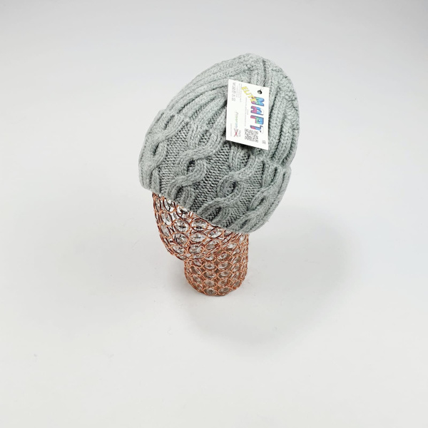 Шапка Март крупновяз. Иота (серый)